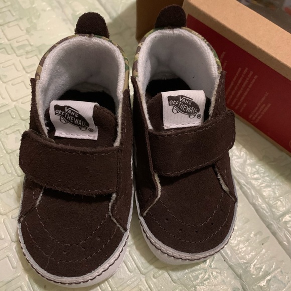 Vans sk8-hi crib animal camo infant shoes - Picture 3 of 4